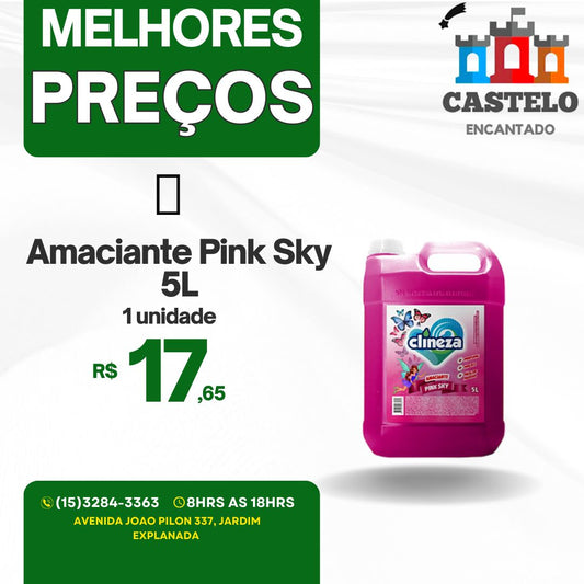 Amaciante Pink Sky 5L