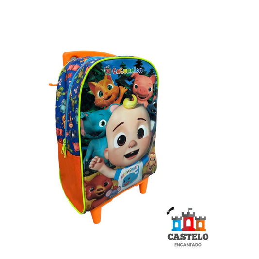 Mochila Cocomelon com Rodinha