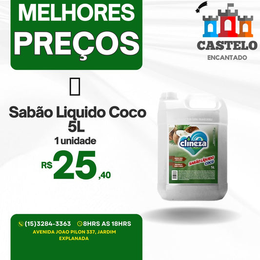 Sabão Líquido Coco